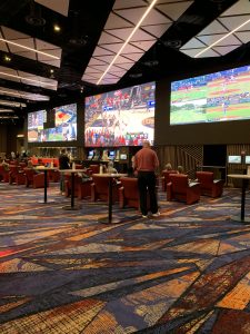 Harrah's Cherokee Casino Sportsbook Area